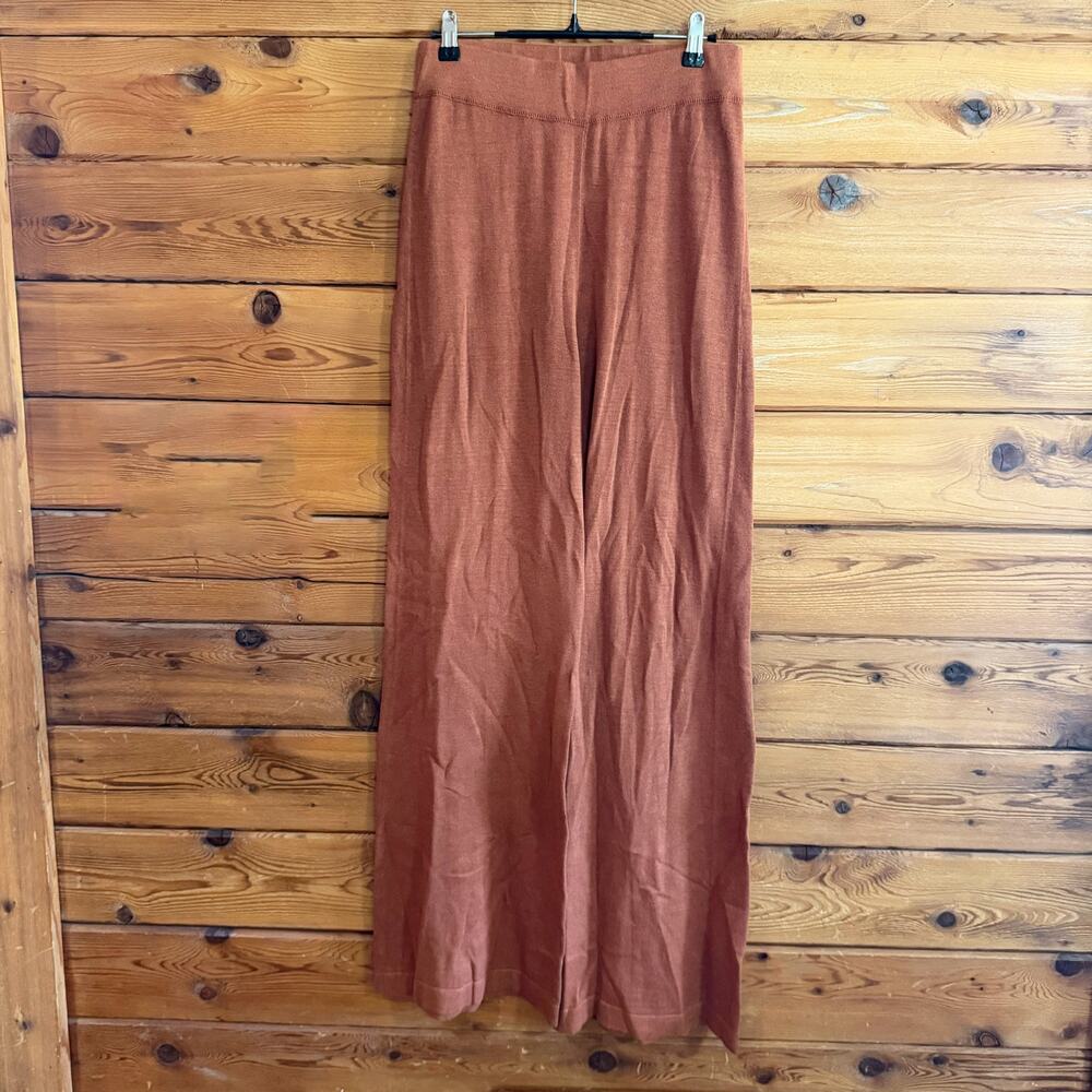 Peruvian Connection Odeon Wide Leg Knit Pants Womens Small